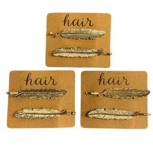 Scunci Feather Hair Clips Bundle